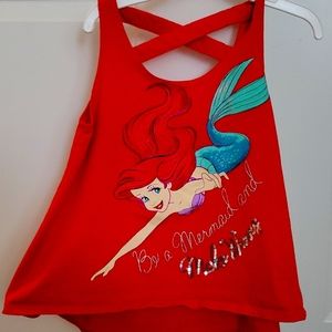 Disney Parks sequin Areil  Tank Top